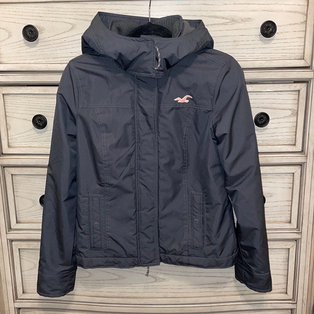 Grey Hollister All Weather Jacket